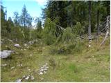 End of road on Vogar - Velika Tičarica